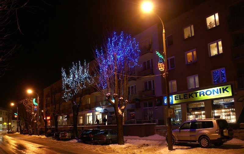 Bielsk Podlaski - najładniejsze zimowe iluminacje