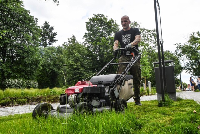 w okresach intensywnej suszy, której w okresie letnim zazwyczaj towarzyszy wysoka temperatura powietrza, niskie koszenie trawnika prowadzi do nadmiernego pylenia z odsłoniętej powierzchni. Zbyt nisko przycięta nie rozkrzewia się, lecz zaczyna zasychać.