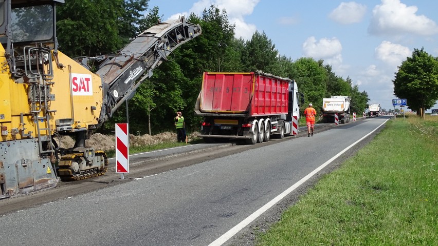 Ruszył remont DK 45 w powiecie krapkowickim.