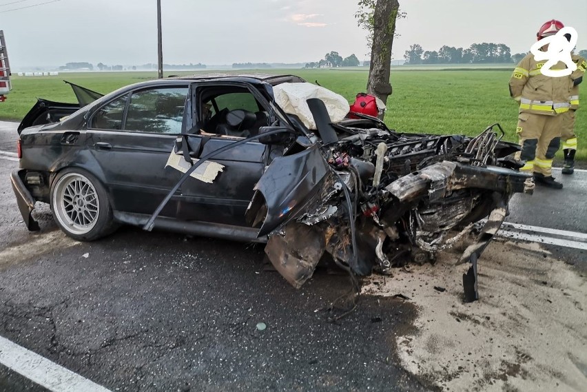 Wypadek pod Przasnyszem. Cztery osoby poszkodowane, trzy zabrane do szpitala. 7.06.2022