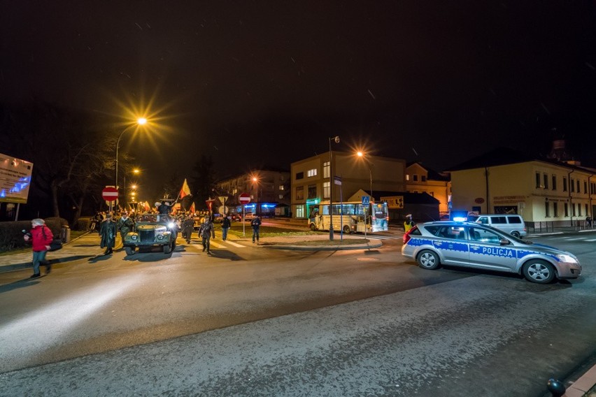 Nowy Sącz. Marsz pamięci Żołnierzy Niezłomnych