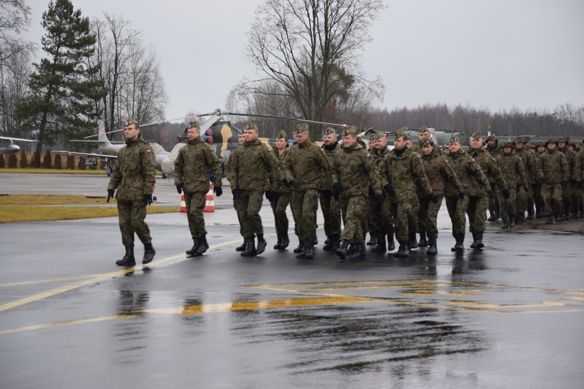 Pożegnanie żołnierzy PKW Orlik 9 przed misją w krajach nadbałtyckich