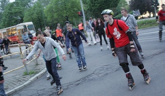 Nightskating w Katowicach