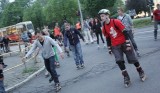 Nightskating w Katowicach: 19 km ulicami miasta [ZOBACZ ZDJĘCIA]