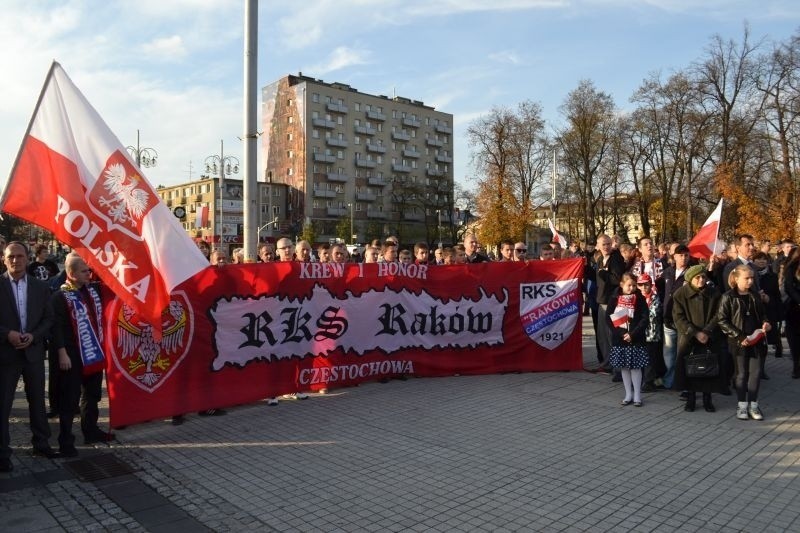 Częstochowa. Marsz Niepodległości środowisk prawicowych