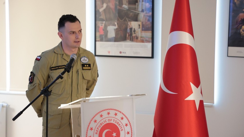 Strażacy z HUSAR Poland z podziękowaniami od ambasadora Turcji. "Nasi" też pomagali po trzęsieniu ziemi w Turcji
