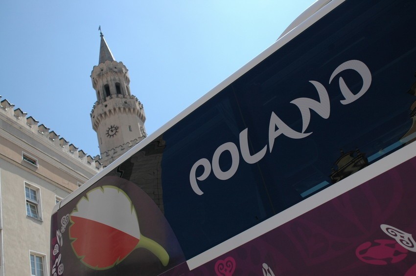 Zobacz autobus polskiej reprezentacji na Euro 2012