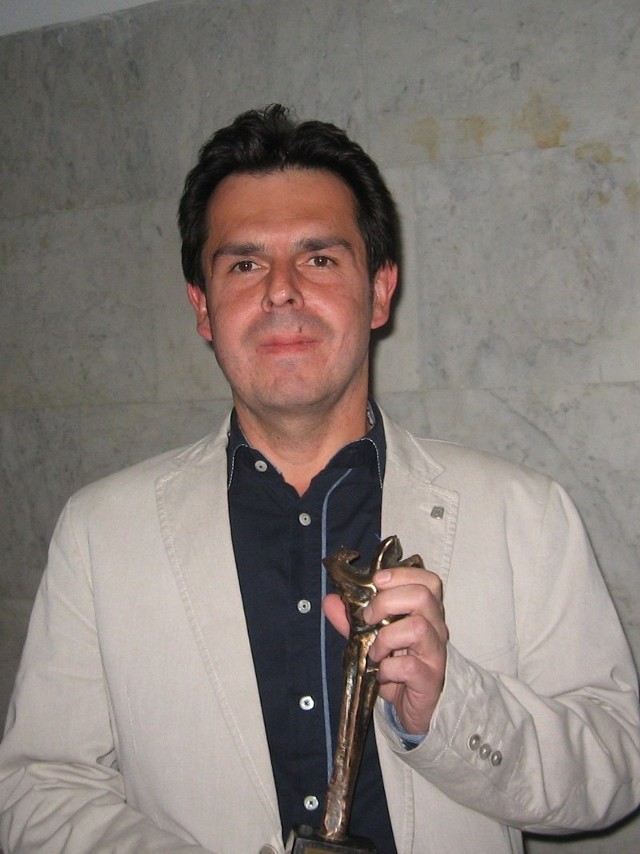 Marcin Kępa - laureat Radomskiej Nagrody Kulturalnej za 2013 rok.