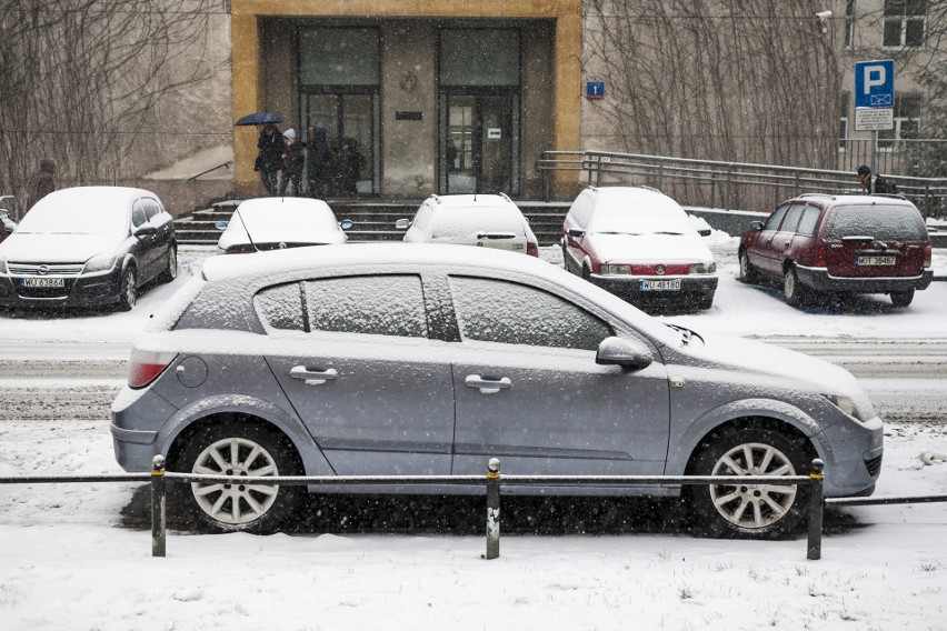 Zima 2019 w Warszawie. Warszawa pod śniegiem