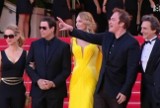 Quentin Tarantino i gwiazdy filmu "Pulp Fiction" spotkali się w Cannes [WIDEO]