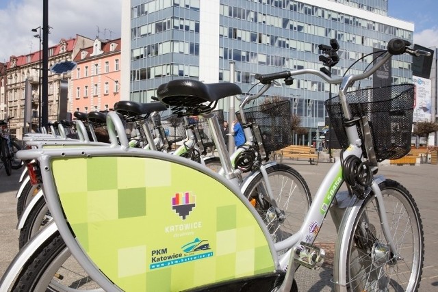 Katowice mają najbardziej rozbudowany system rowerów miejskich w województwie śląskim. Jak wygląda sytuacja w innych miastach?Zobaczcie w naszej galerii -->