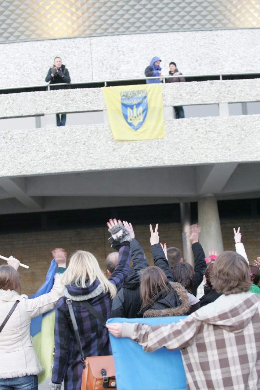Katowice solidarne z Ukrainą, czyli Śląski Majdan