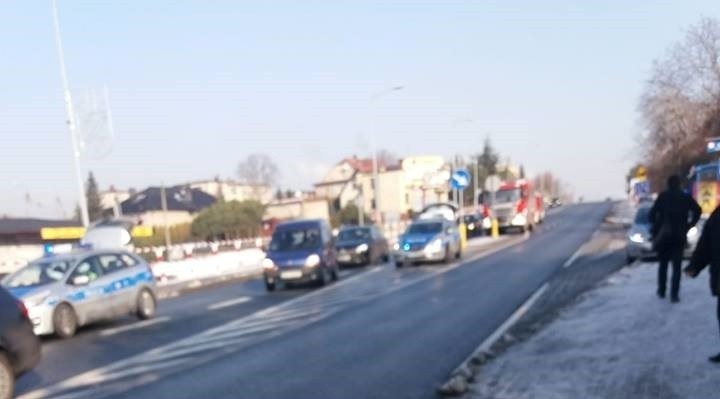 Wypadek miał miejsce na ulicy Wodzisławskiej w Rybniku