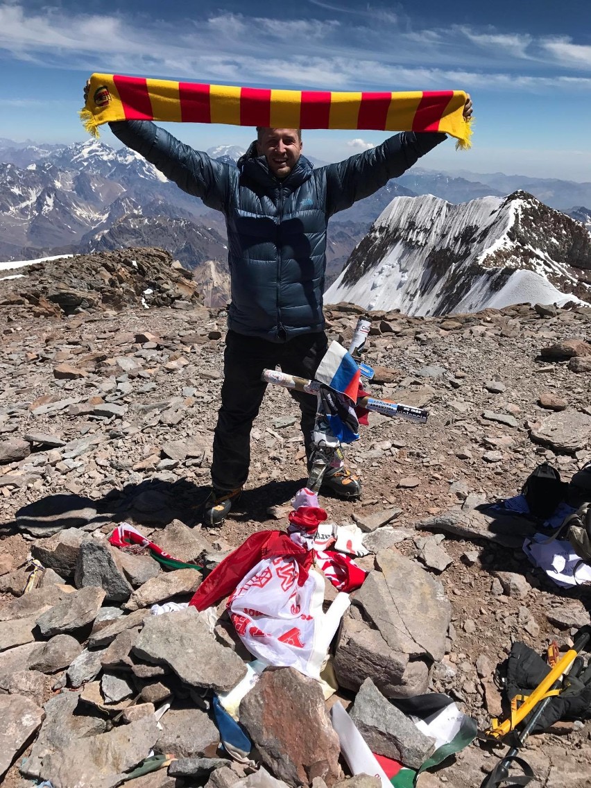 Kamil Suchański zdobył Aconcaguę - najwyższy szczyt w Andach