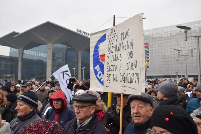 Protest plac Szewczyka w Katowicach