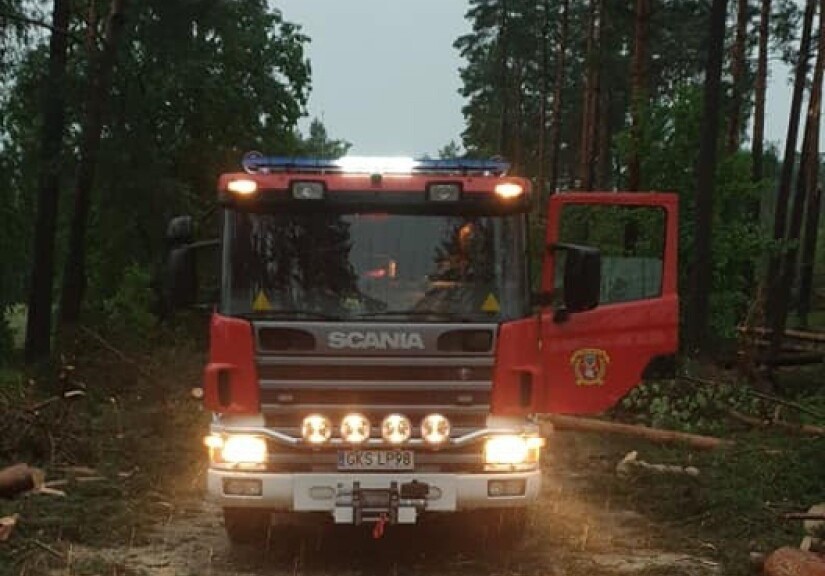 Ewakuacja obozu harcerskiego na Pomorzu! Dzięki szybkim działaniom strażaków udało się uniknąć tragedii