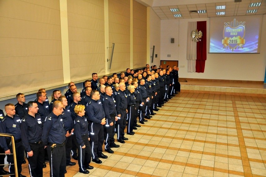 Zawody Dzilenicowy Roku 2015 w Szkołe Policji w Katowicach