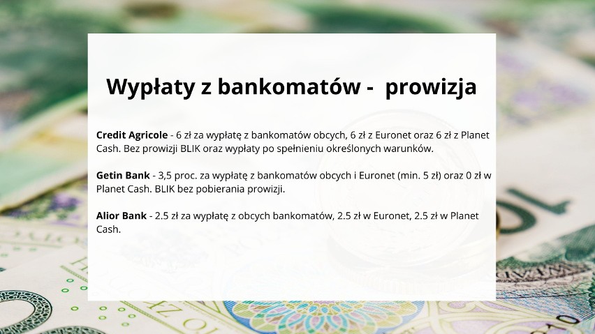 Credit Agricole - 6 zł za wypłatę z bankomatów obcych, 6 zł...