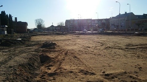 Po długiej przerwie znów rusza budowa centrum przesiadkowego w Łapach. Przetarg został właśnie rozstrzygnięty (zdjęcia)
