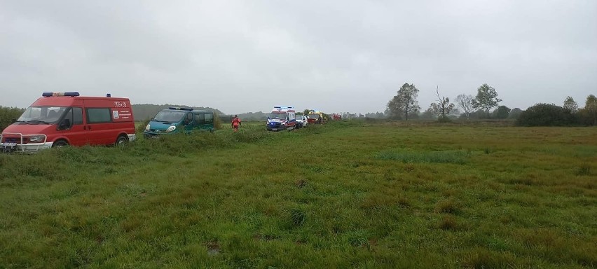 Strażacy z OSP Michałowo pomagali pogranicznikom w akcji...