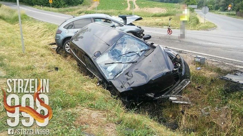 Śmiertelny wypadek na drodze ze Strzelina do Ziębic....