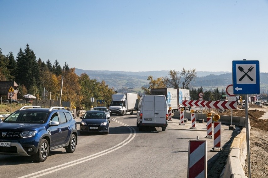 Budowa zakopianki. Kierowcy już jadą po fragmencie nowej trasy [ZDJĘCIA]