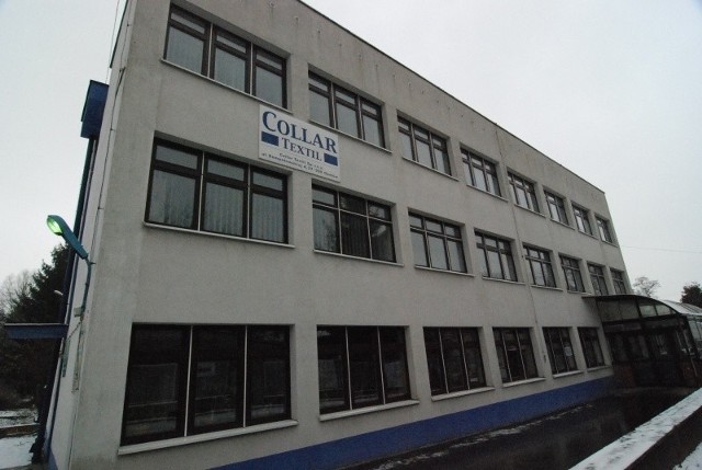 Budynek byłej szwalni Collar Textil w Opatowie.