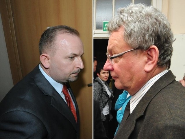 Robert Węgrzyn (z lewej) i Leszek Korzeniowski.