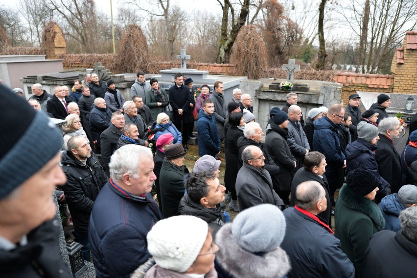 Pogrzeb Zygmunta Majgiera na Cmentarzu Głównym w Przemyślu.