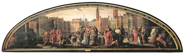 Anton Möller - "Grosz czynszowy", obraz z 1601 roku. Jerzy Samp: Möller jest moim umiłowanym malarzem gdańskim, niepokorny, powiedziałbym - awangardowy w porównaniu z innymi
