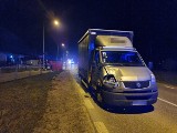 Tragiczny wypadek na trasie Biłgoraj-Lublin. Samochód dostawczy potrącił pieszego 