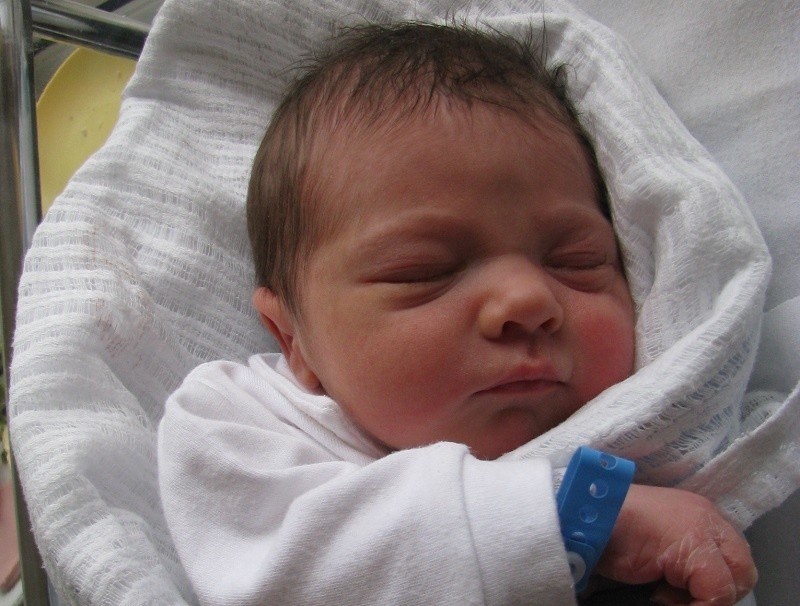 Kubuś Salwin urodził się 30 września, ważył 3280 g i mierzył...