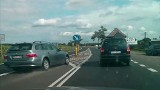 Szaleniec w bmw, zepchnnął z drogi inny samochód (wideo)