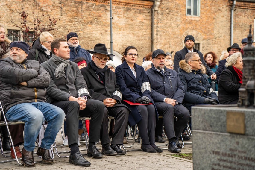 Ofiary Holocaustu uczczono w miejscu Wielkiej Synagogi w...