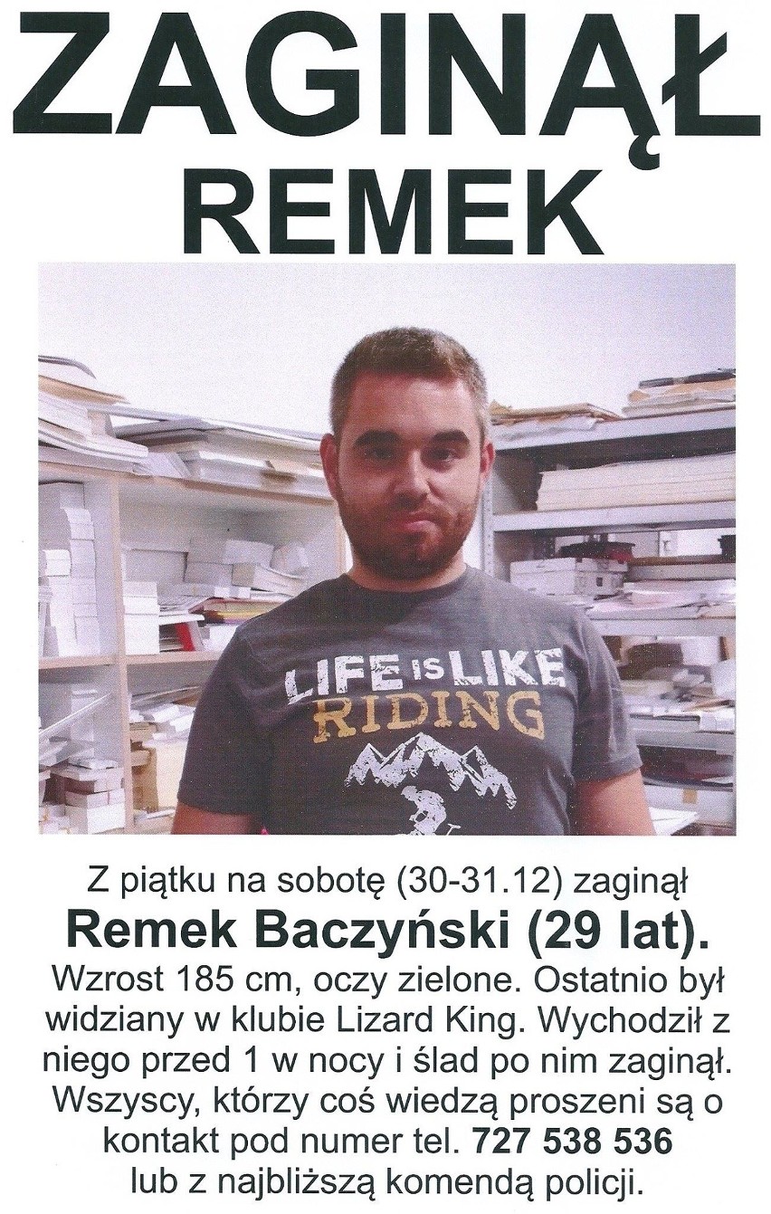 Poszukiwaniami Remigiusza Baczyńskiego cały Toruń żył przez...