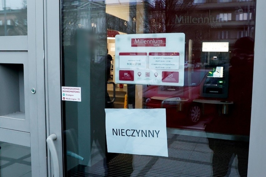 Sprawca napadu na bank w Częstochowie został przesłuchany