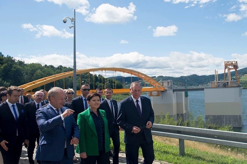 Premier Beata Szydło wczoraj w Świnnej Porębie