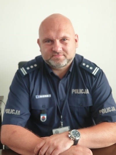 Komendant Powiatowy Policji w Mońkach - insp. Artur...