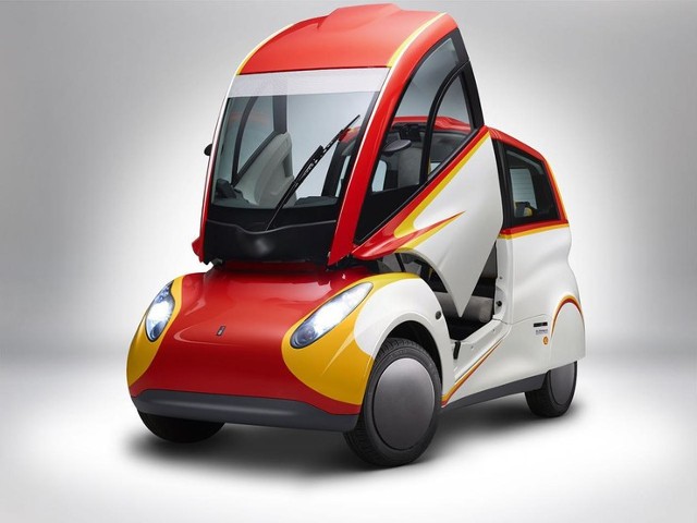 Shell Concept CarZa napęd odpowiada trzycylindrowa jednostka benzynowa o pojemności 660 cm3, która dostarcza 45 KM mocy. Ważący 550 kg pojazd jak deklaruje producent ma spalać 2,64 l paliwa na 100 km.Fot. Shell