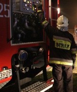 Pożar garażu w Grodkowie. Strażacy uratowali dom