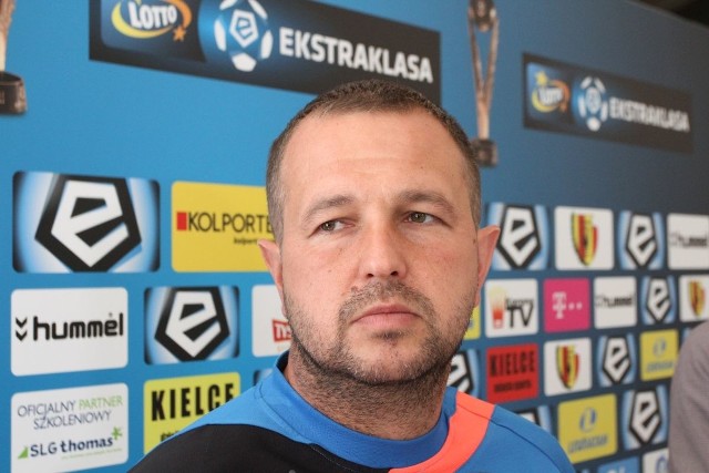 Tomasz Wilman, trener Korony Kielce.