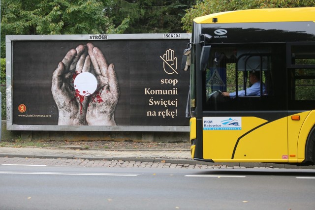 Szokujące billboardy pojawiły się w Katowicach