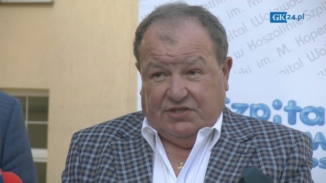 Dyrektor koszalińskiego szpitala Andrzej Kondaszewski.