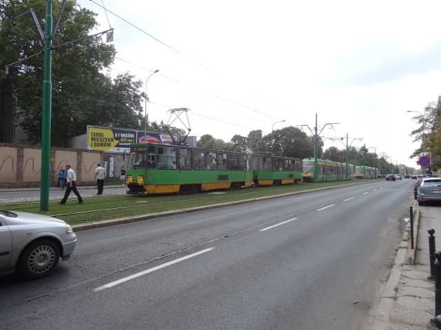 09.09.2014 poznan bz awaria tramwaju grunwaldzka matejki tramwaj komunikacja. glos wielkopolski. fot. andrzej bazylczuk/polskapresse