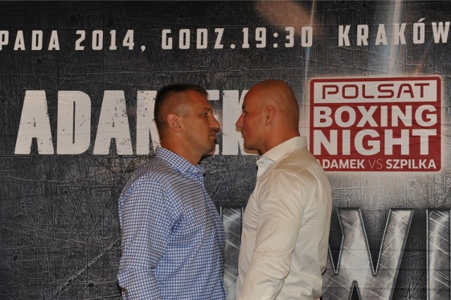 Wszystko weryfikuje ring. Mam zamiar pokazać dobry boks - mówi Tomasz Adamek (z lewej).