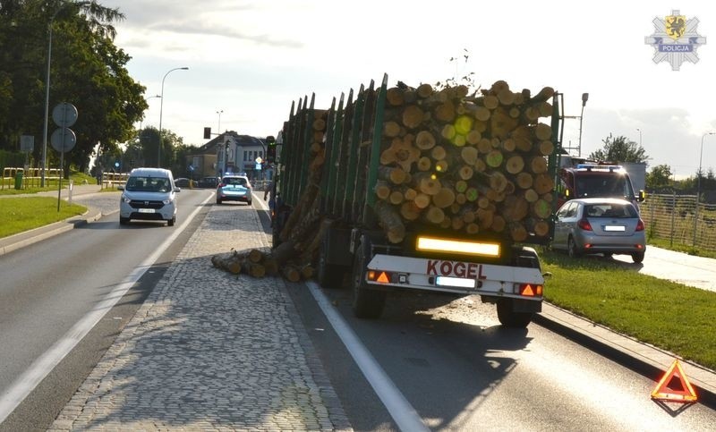 Wypadek na dk 22 w Starogardzie Gdańskim (6.08.2018)