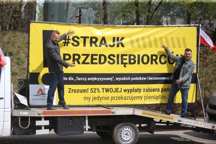 Strajk Przedsiębiorców w Katowicach...