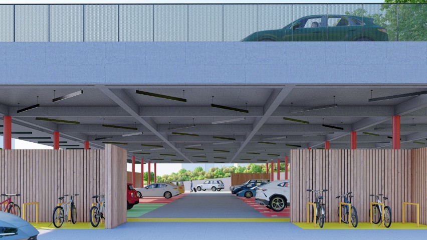 Tak ma wyglądać nowy, dwukondygnacyjny parking, który stanie...