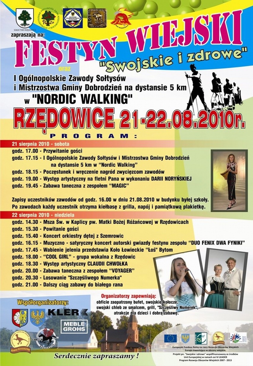 Rzędowice: Ogólnopolskie Mistrzostwa Sołtysów w Nordic Walking 