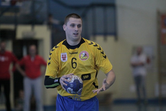 Paweł Chmiel zdobył dla Olimpu sześć bramek.